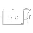 Placa de comando BLINK gun metal, OLI CG44000882567
