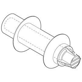 Tubo horizontal 60/100 mm com ponto de medição para exaustão de esquentadores, Bosch 7736995083