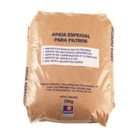 Areia especial para filtros 25 Kg granulometria 0,4 a 0,8 mm, Astralpool 00596P