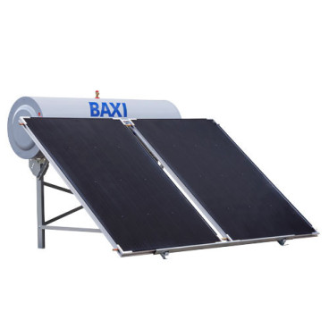 Termossifão de baixo perfil STS Neo BP 300 2.5 cobertura plana (inclui válvula termostática e líquido solar), Baxi 7894726