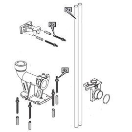 Kit descida completo para DOMO GRI 11, Lowara 109395321