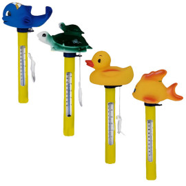 Termómetro flutuante com animal para piscina