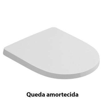 Tampo para sanita RUBY queda amortecida, termodur, branco, Sanitana S80201581600000