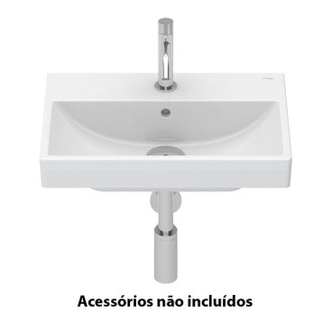 Lavatório RUBY 51 compacto mural branco, Sanitana S10215836200000