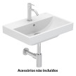 Lavatório RUBY 51 compacto mural branco, Sanitana S10215836200000