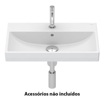 Lavatório RUBY 61 compacto mural branco, Sanitana S10215936200000