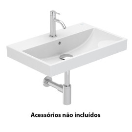 Lavatório RUBY 61 compacto mural branco, Sanitana S10215936200000