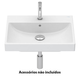 Lavatório RUBY 57 mural, branco, Sanitana S10216136200000