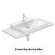 Lavatório RUBY 62 encastre por cima, branco, Sanitana S10216325200000