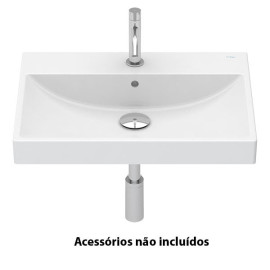 Lavatório RUBY 62 mural, branco, Sanitana S10216336200000