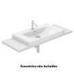 Lavatório RUBY 82 encastre por cima, branco, Sanitana S10216525200000