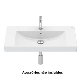 Lavatório RUBY 82 mural, branco, Sanitana S10216536200000