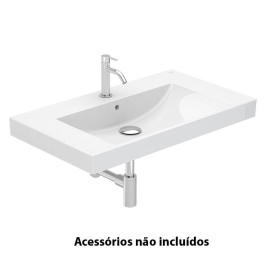 Lavatório RUBY 82 mural, branco, Sanitana S10216536200000