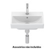 Lavatório RUBY 45 compacto mural branco, Sanitana S10215736200000