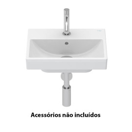 Lavatório RUBY 45 compacto mural branco, Sanitana S10215736200000
