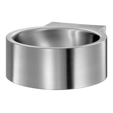 Lavatório REDO inox satinado sem furo ladrão, sem furo Ø 35 mm ao centro, Delabie 120710