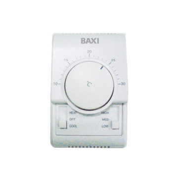 Termóstato ambiente eletromecânico TMW-1000 para ventiloconvetores IMEQ IQD, Baxi 7663856