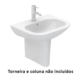Lavatório NEXO 55 mural branco, Sanitana S10075317200000
