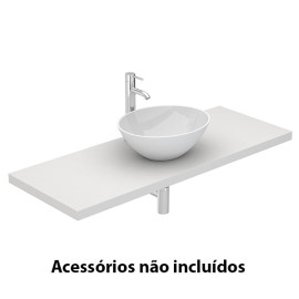 Lavatório CUP 41 de pousar branco, Sanitana S10009950400000