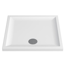 Base de duche VITA 900x900x55 quadrada, pousar, lisa, branco, Sanitana S20211500000000