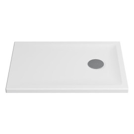 Base de duche VITA 1000x700x40, retangular, pousar, lisa, branco, Sanitana S20210400000000