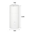 Bomba de calor monobloco AQS 100 L, velocidade constante, R290, 230V, LG WH10ESF0.HA