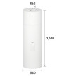 Bomba de calor monobloco AQS 150 L, velocidade constante, R290 230V, LG WH15ESF0.HA