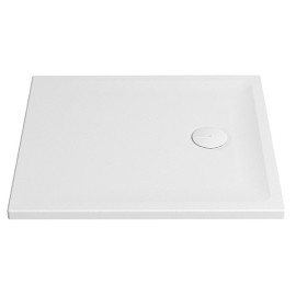 Base duche VITA 1000x900x40, retangular, pousar, texturada stone, branco mate, Sanitana S20211000006400