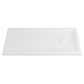 Base duche VITA 1200x700x40, retangular, pousar, texturada stone, branco mate, Sanitana S20210500006400