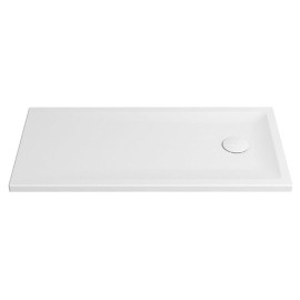 Base duche VITA 1400x700x40, retangular, pousar, texturada stone, branco mate, Sanitana S20210600006400