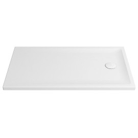 Base duche VITA 1600x900x50, retangular, pousar, texturada stone, branco mate, Sanitana S20211300006400