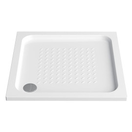Base de duche JÚLIA 900x900x35 mm quadrada de encastre em acrílico branco, Sanitana S20031672400000