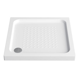 Base de duche JÚLIA 900x900x75 mm quadrada de pousar em acrílico branco, Sanitana S20031672500000