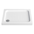 Base de duche JÚLIA 900x750x75 mm rectangular de pousar em acrílico branco, Sanitana S20031572500000