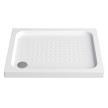 Base de duche JÚLIA 1000x800x75 mm rectangular de pousar em acrílico branco, Sanitana S20030972500000
