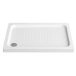 Base de duche JÚLIA 1200x800x75 mm rectangular de pousar em acrílico branco, Sanitana S20031072500000