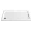 Base de duche JÚLIA 1400x800x75 mm rectangular de pousar em acrílico branco, Sanitana S20031172500000