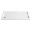 Base de duche JÚLIA 1600x800x75 mm rectangular de pousar em acrílico branco, Sanitana S20031272500000