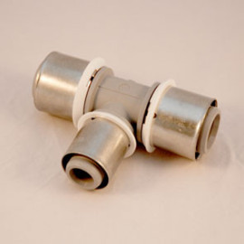 Tê 25 x 16 x 20 mm PPSU multicamada S-Press, Uponor 1039954