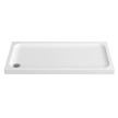 Base de duche ESFERA 1500x700x80 mm rectangular de pousar em acrílico branco, Sanitana S20025911500000