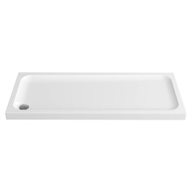 Base de duche ESFERA 1700x700x80 mm rectangular de pousar em acrílico branco, Sanitana S20026111500000