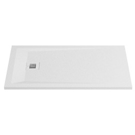 Base duche ROCKS 1200x700 rectangular pousar em Stonex, antiderrapante, branco, Sanitana SP3014B02BC100000