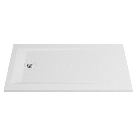 Base duche ROCKS 1400x900 retangular, pousar em Stonex, antiderrapante, branco, Sanitana SP301578384100000