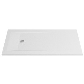 Base duche ROCKS 1600x900 retangular, pousar em Stonex, antiderrapante, branco, Sanitana SP301640384100000