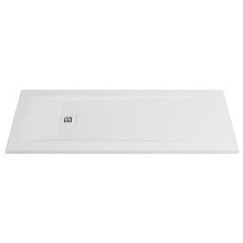 Base duche ROCKS 1700x800 retangular, pousar em Stonex, antiderrapante, branco, Sanitana SP3016A4320100000