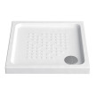 Base duche CALISSON 800x800x80, quadrada, de pousar, cerâmica, antiderrapante, branco, Sanitana S10211000000000