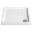 Base duche CALISSON 900x900x80, quadrada, de pousar, cerâmica, antiderrapante, branco, Sanitana S10210900000000