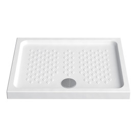 Base duche CALISSON 1000x800x80, retangular, de pousar, cerâmica, antiderrapante, branco, Sanitana S10210600000000
