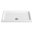 Base duche CALISSON 1200x700x80, retangular, de pousar, cerâmica, antiderrapante, branco, Sanitana S10210500000000