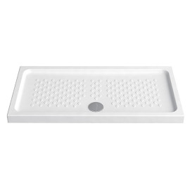 Base duche CALISSON 1400x700x80, retangular, de pousar, cerâmica, antiderrapante, branco, Sanitana S10210300000000